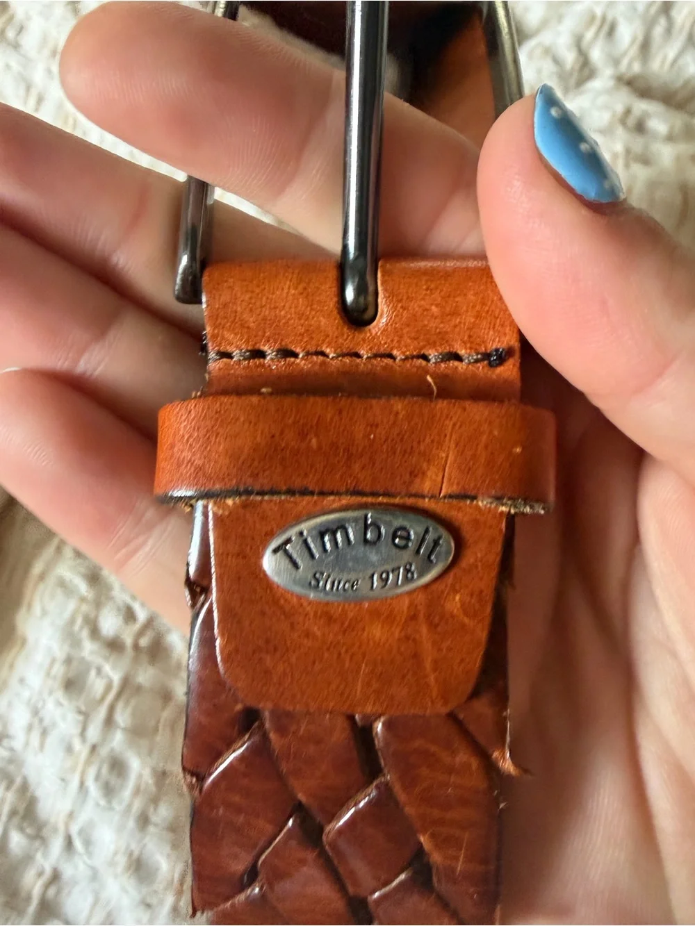 Timbelt Braided Leather Belt